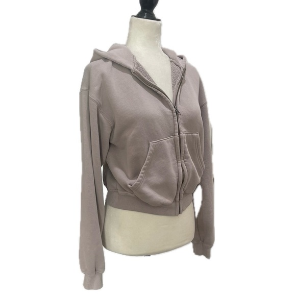 Skims Classic Hoodie in Stone - Picture 13 of 16